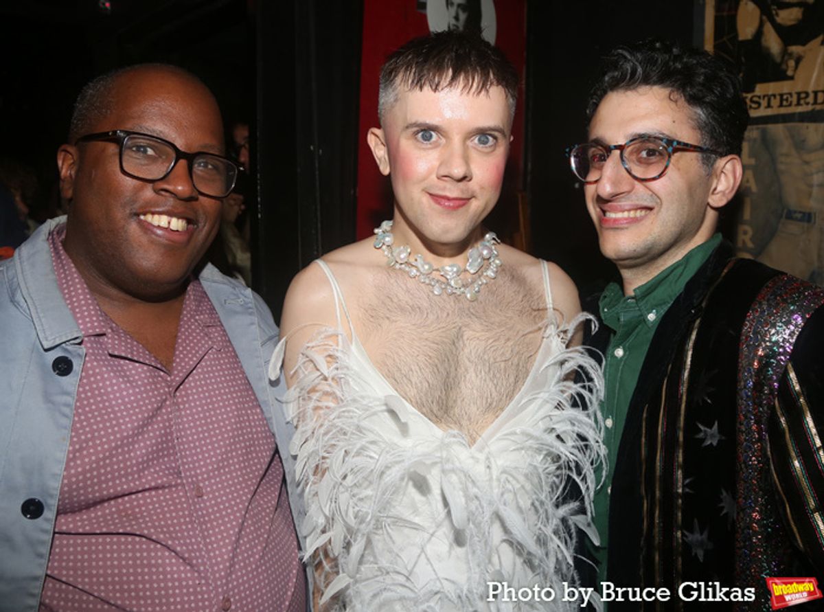 Michael R. Jackson, Cole Escola and Ryan J. Haddad at 