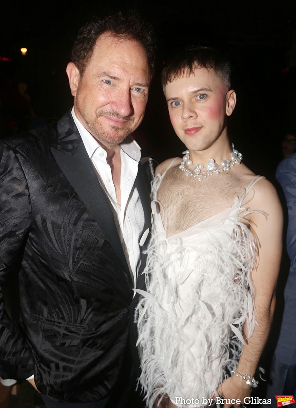 Producer Kevin McCollum and Cole Escola  at 