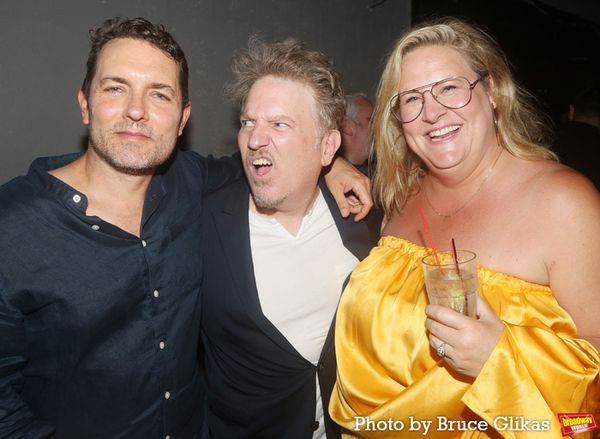 Zach Shaffer, Dan Finnerty and Bridget Everett Photo