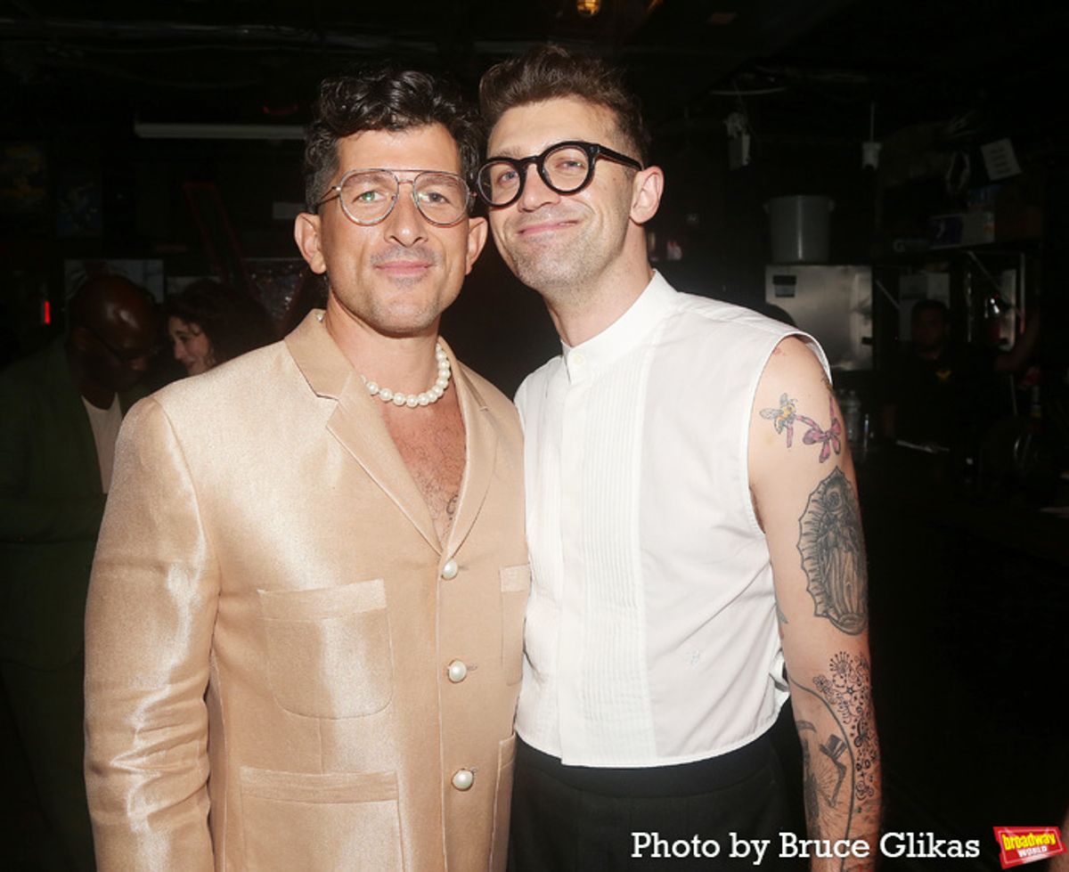 Andfrew Russell and Director Sam Pinkleton at 