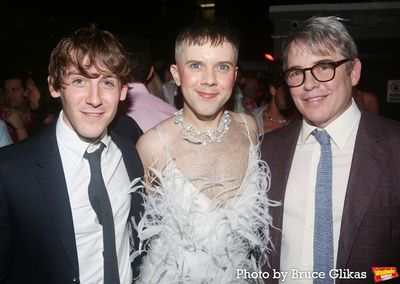 James Wilkie Broderick, Cole Escola and Matthew Broderick Photo