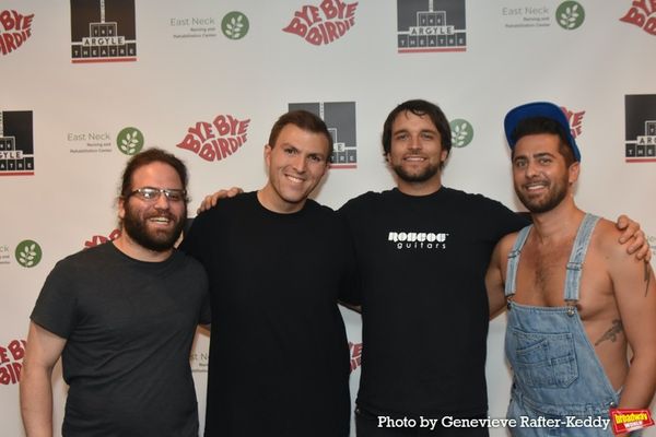 Musical Director Jonathan Brenner with the band that includes-vital Prouser, Pete Ave Photo