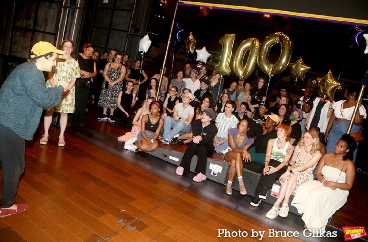 Shaina Taub, Producer Rachel Sussman & The Cast and Company of 'SUFFS' at 