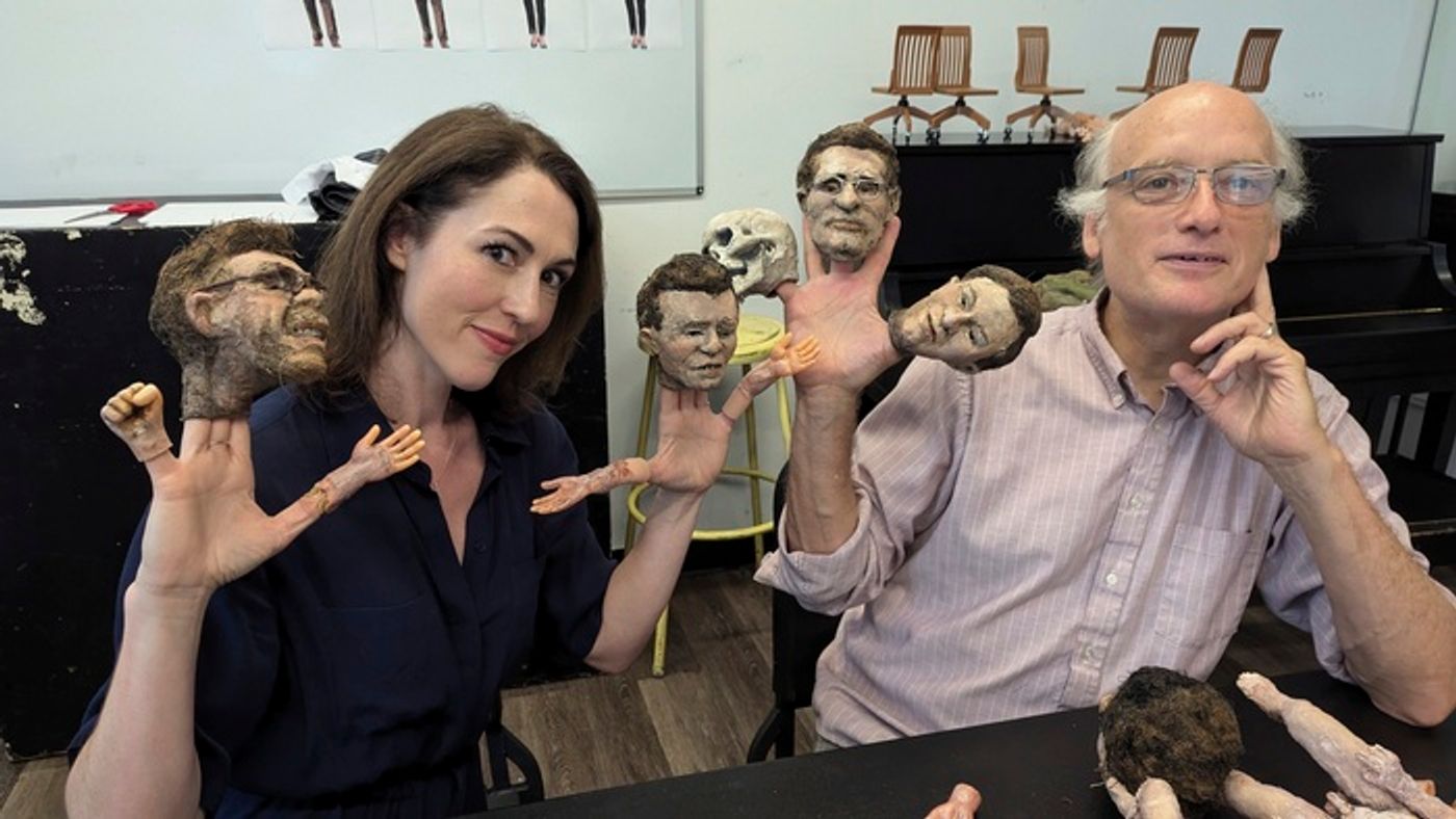 Photos: Frank Wood and Kelley Curran in Rehearsals for THE MEETING: THE INTERPRETER  Image