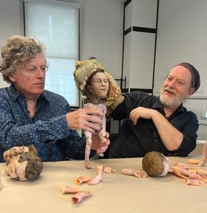 Brian Mertes and Builder Julian Crouch @ BroadwayWorld Brian Mertes and Builder Julian Crouch Photo