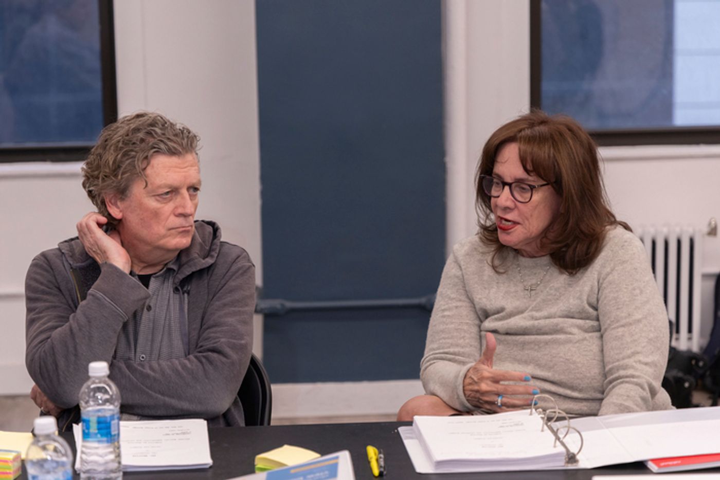 Photos: Frank Wood and Kelley Curran in Rehearsals for THE MEETING: THE INTERPRETER  Image