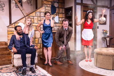 Brandon J. Pierce, Veronica Dunne, Kim Morgan Dean, Brian Robert Burns, and Katy Tang Photo