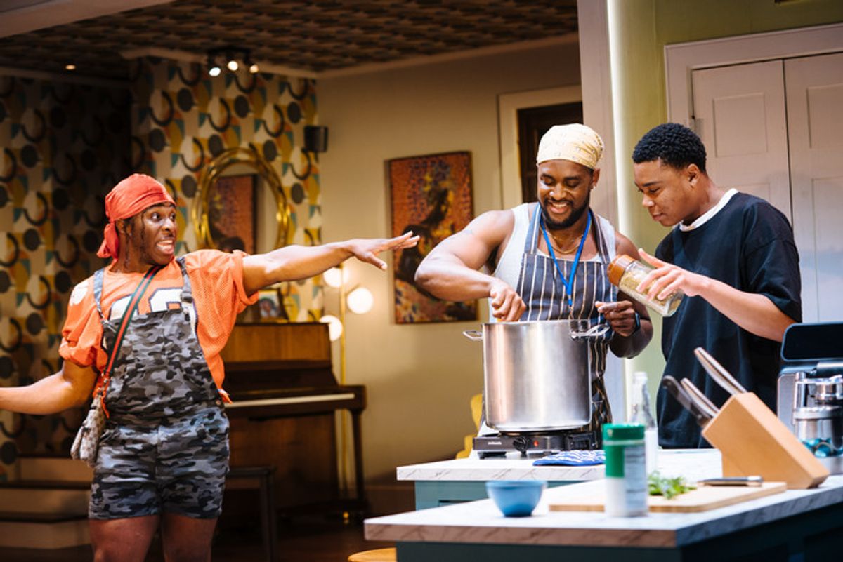 Olisa Odele, Kadiff Kirwan, Kaireece Denton at 