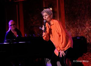 Lucie Arnaz and Music Director Ron Abel. Photo credit: Conor Weiss @ BroadwayWorld Lucie Arnaz and Music Director Ron Abel. Photo credit: Conor Weiss Photo