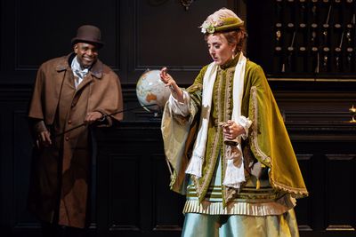 Ryan Speedo Green (Don Giovanni), Rachael Wilson (Donna Elvira), photo by Curtis Brow Photo