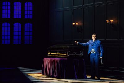 David Portillo (Don Ottavio), photo by Curtis Brown for the Santa Fe Opera Photo