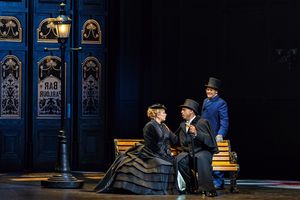 L - R Rachel Fitzgerald (Donna Anna), Ryan Speedo Green (Don Giovanni), David Portill Photo