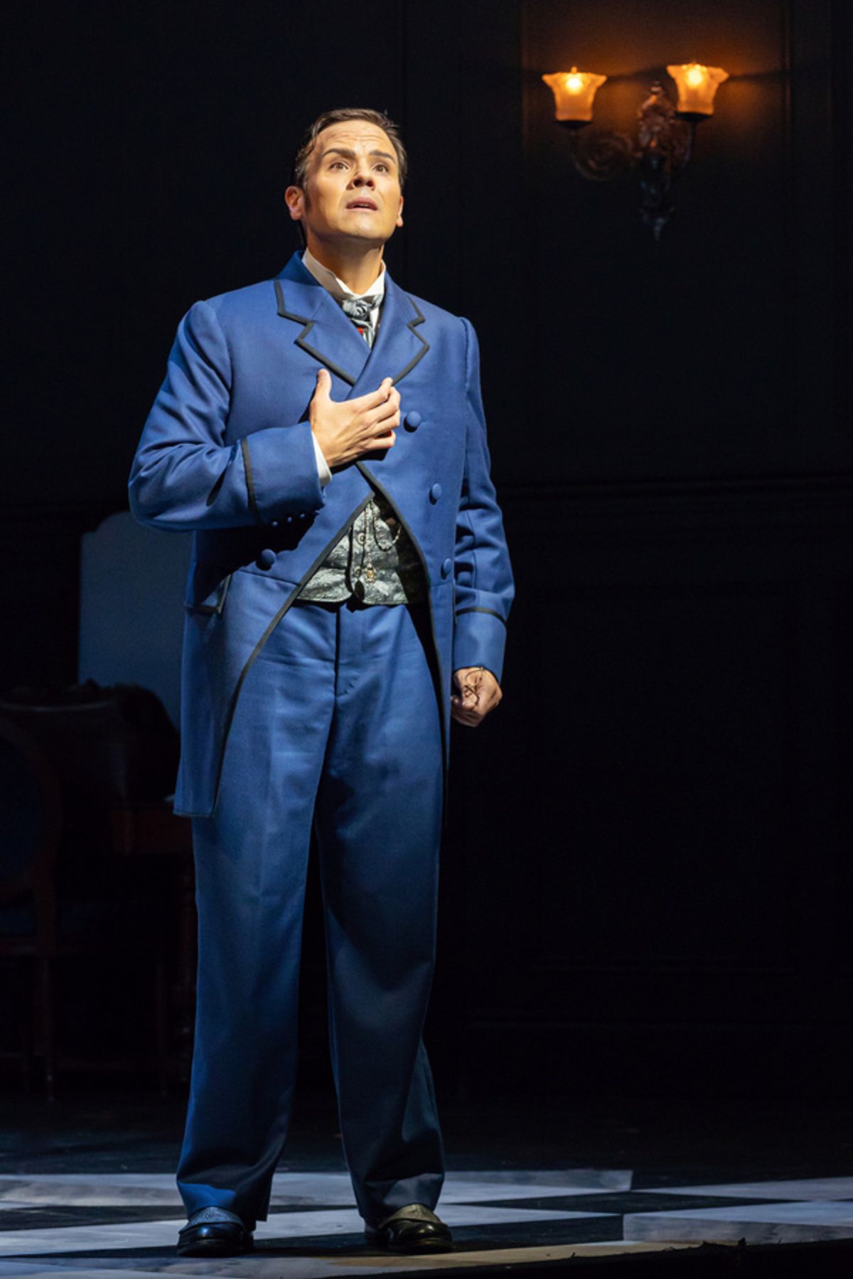 David Portillo (Don Ottavio), photo by Curtis Brown for the Santa Fe Opera at 