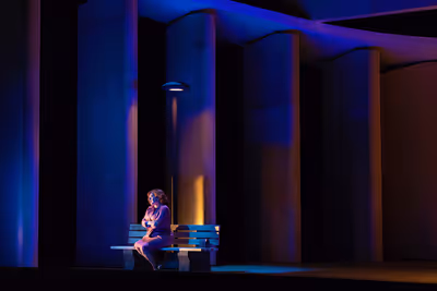 Jennifer Johnson Cano (Michele), photo by Curtis Brown for the Santa Fe Opera Photo