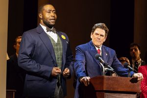 L - R: Nicholas Newton (Jacob), Michael Mayes (David), photo by Curtis Brown for the  Photo