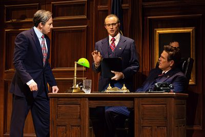 L - R: Luke Harnish (Representative), Brenton Ryan (CM), Michael Mayes (David), photo Photo