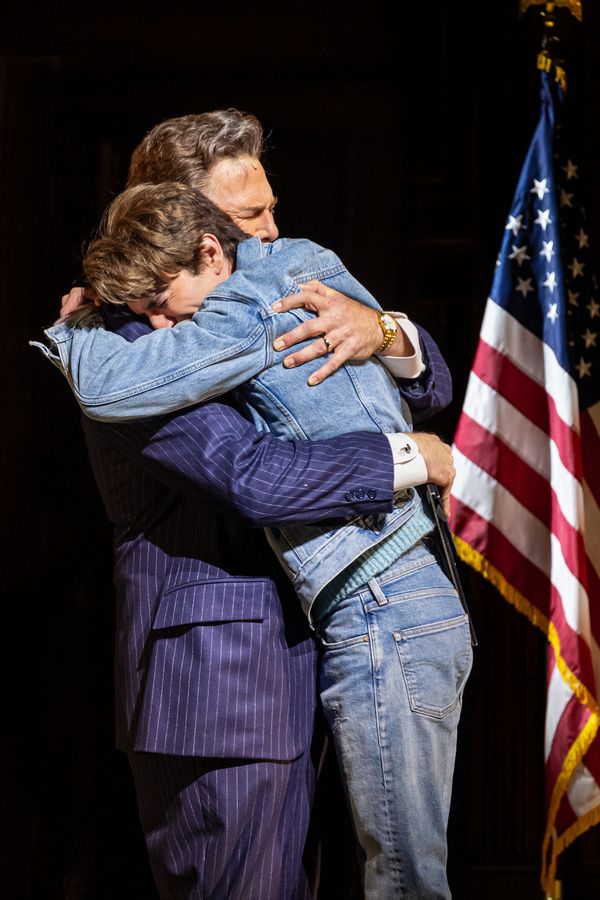 L - R: Michael Mayes (David), Anthony Roth Costanzo (Jonathan), photo by Curtis Brown Photo
