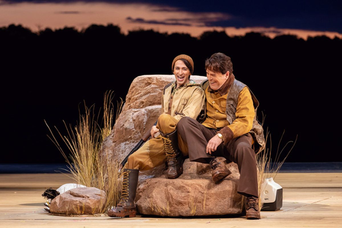 Anthony Roth Costanzo (Jonathan), Michael Mayes (David), photo by Curtis Brown for the Santa Fe Opera at 