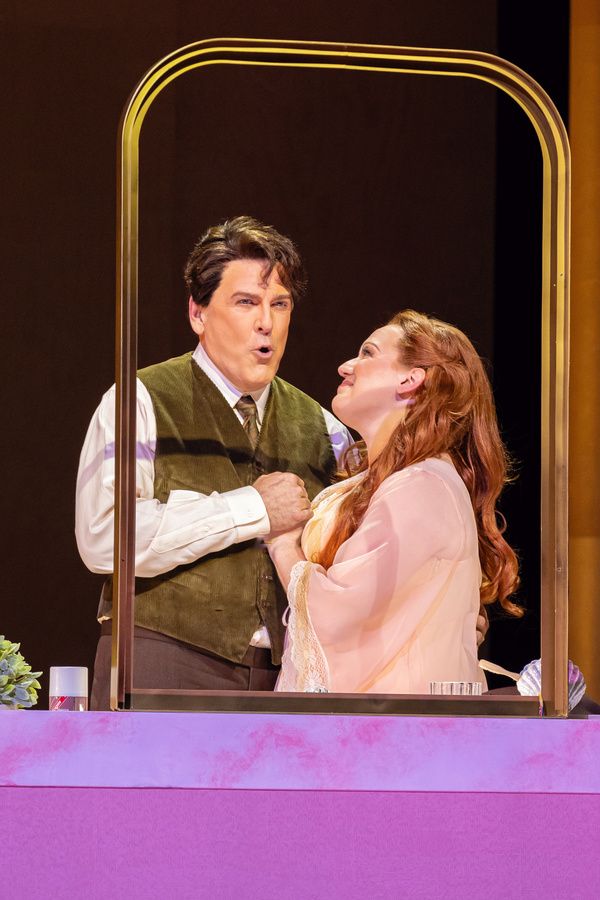 Michael Mayes (David), Jennifer Johnson Cano (Michele), photo by Curtis Brown for the Photo