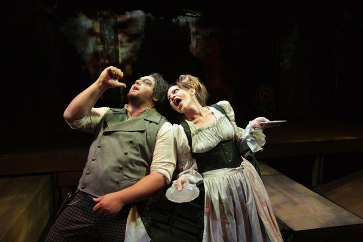 Winston Peacock and Jocelyn A. Brown at Photos: First Look At SWEENEY TOOD At Chance Theater In Anaheim