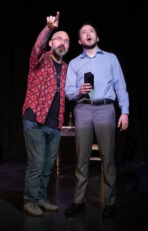 Isaac J. Conner & Miguel Bertrand in CON. Photo by John Robert Hoffman. Photo