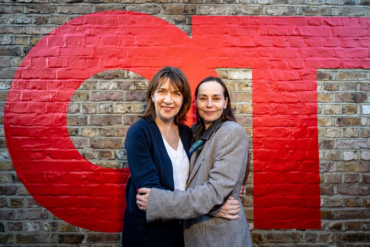 Maureen Beattie, Tara Fitzgerald at 
