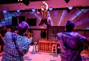 Garrett Forrestal with Christopher Wren and Bill Scott Sheets. Photo