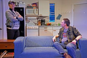 Jordyn Linkous as Michael Dorsey & Christopher deJongh as Jeff Slater Photo