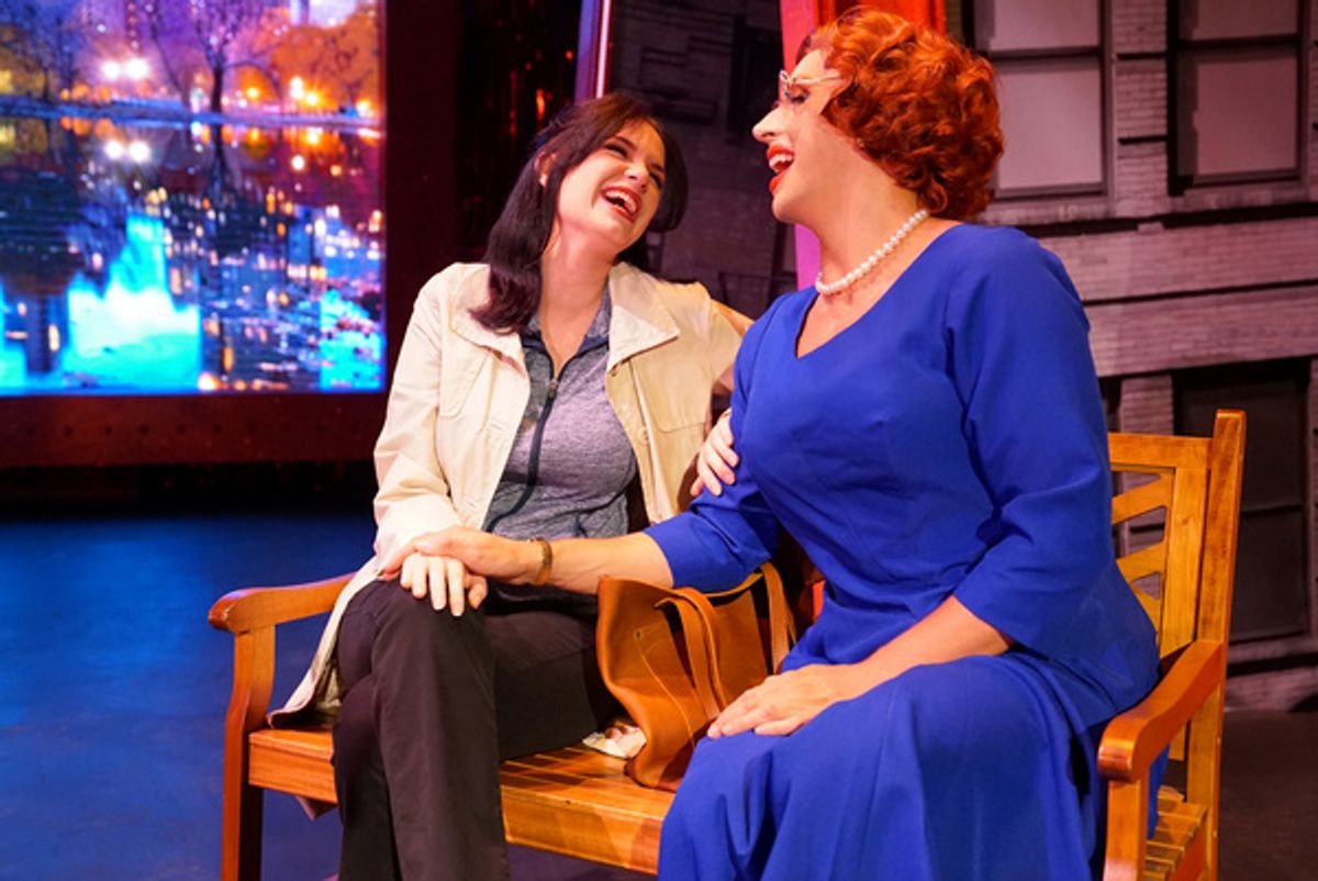 Emilee Mari Fruscella as Julie Nichols & Jordyn Linkous as Dorothy Michaels at 