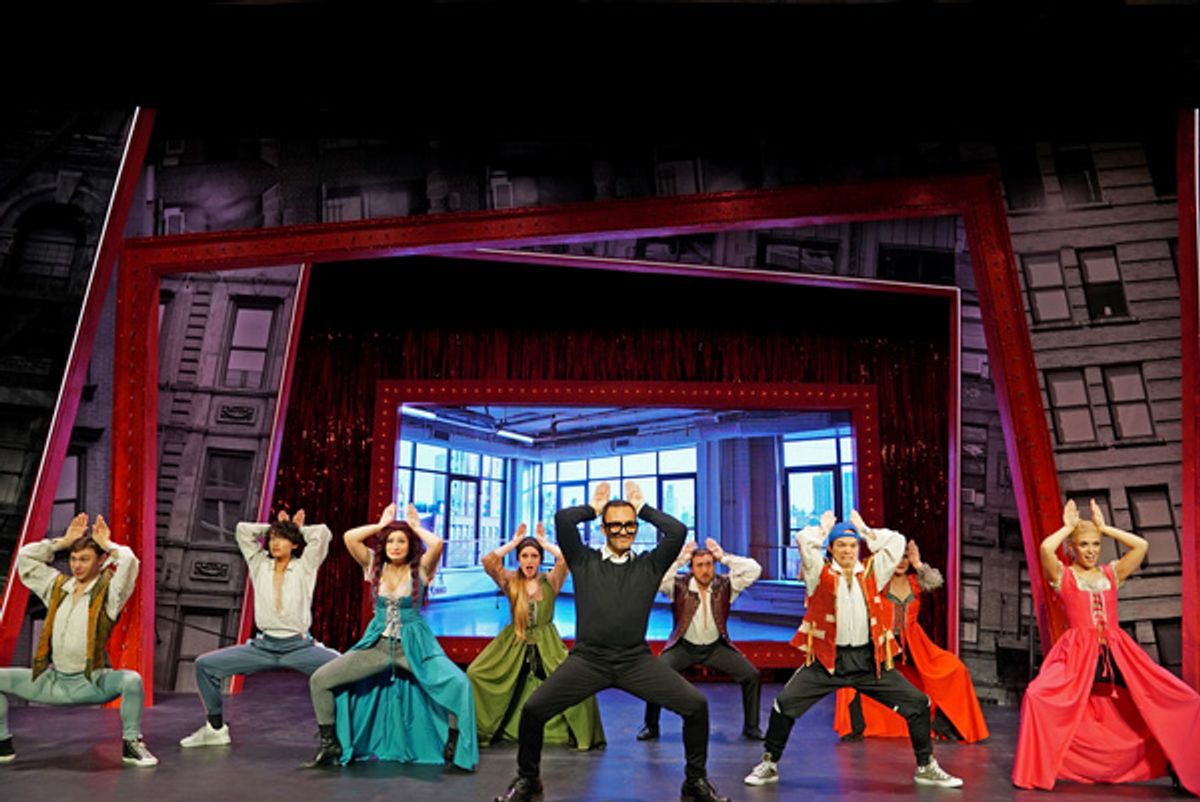 Frank Thompson as Ron Carlisle & the Cast of Tootsie at 