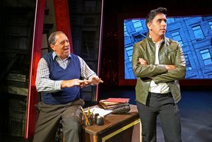 Michael Coppola as Stan Fields and Jordyn Linkous as Michael Dorsey Photo