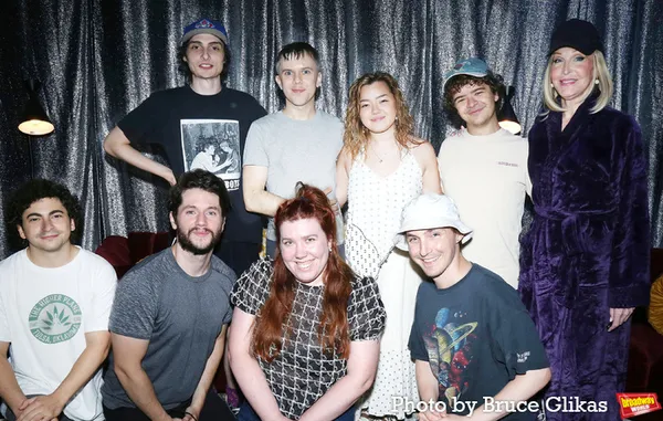 (Top row) Finn Wolfhard, Cole Escola, Elizabeth Yu, Gaten Matarazzo and Bianca Leigh  Photo
