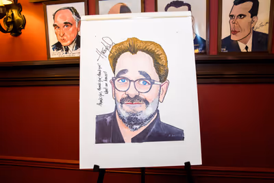 Huey Lewis caricature Photo