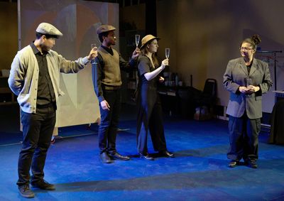 Sang Kim, John C. Sweet, Katarina Joy Lopez and Chloe Madriaga  Photo by Francisco He Photo