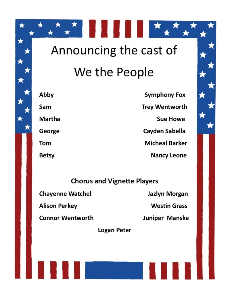 Review: WE THE PEOPLE THE MUSICAL at Twin Lakes Playhouse Review: WE THE PEOPLE THE MUSICAL at Twin Lakes Playhouse Image