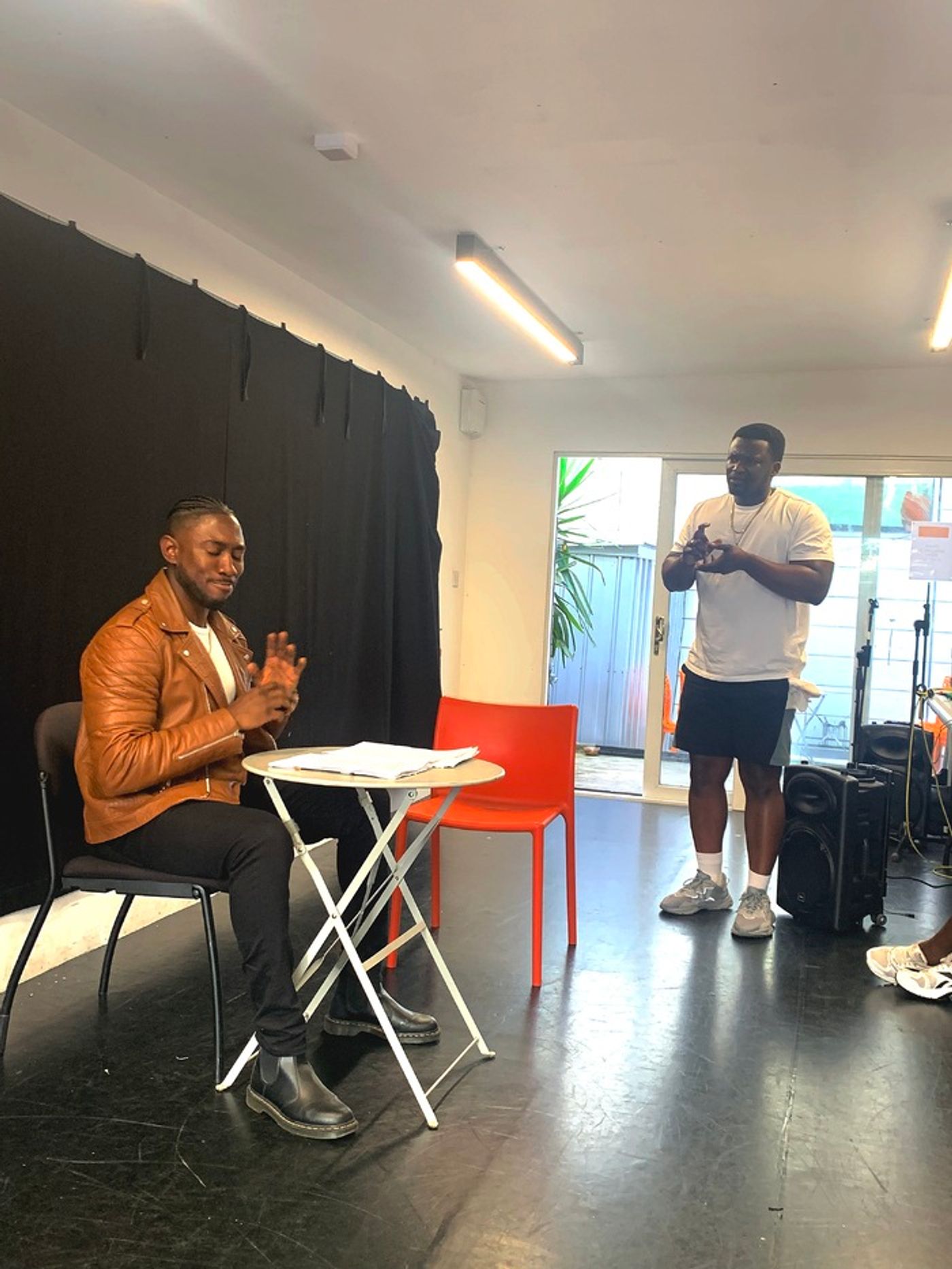 Photos: In Rehearsal for DRUM At the Edinburgh Fringe Photos: In Rehearsal for DRUM At the Edinburgh Fringe Image