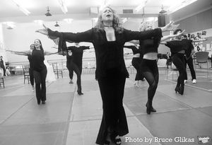 Yani Marin, Carolee Carmello, Paloma Garcia-Lee and The Cast of "Nine" Photo