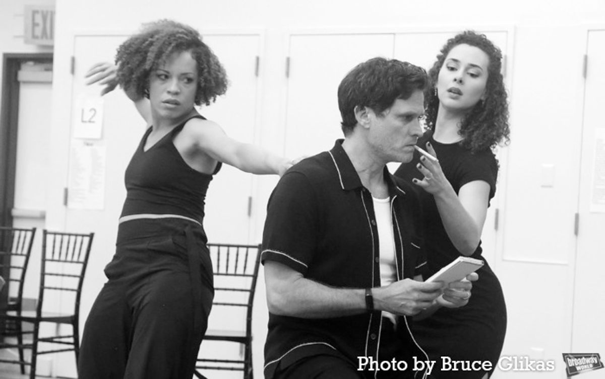Sasha Hutchins, Steven Pasquale and Shereen Ahmed at 