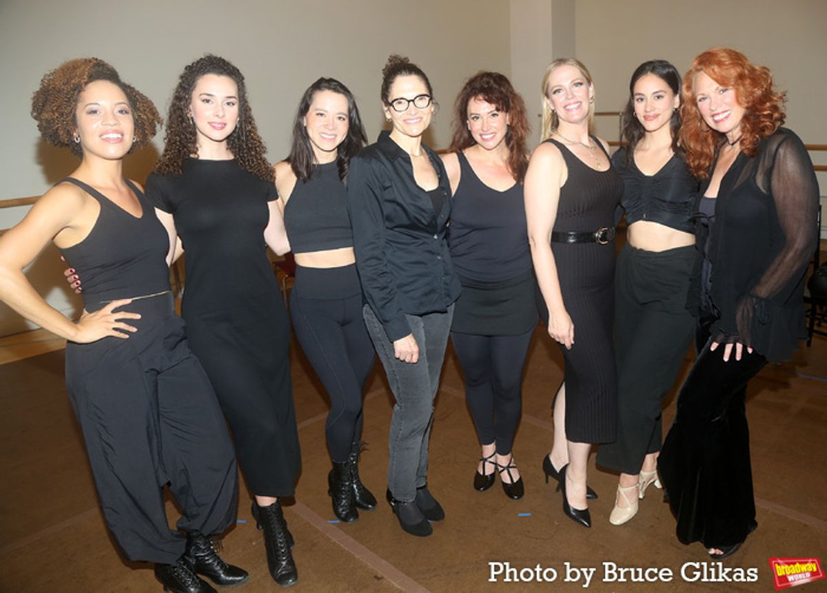 Sasha Hutchins, Shereen Ahmed, Jen Sese, Mary Elizabeth Mastrantonio, Lesli Margherita, Elizabeth Stanley, Michelle Veintimilla and Carolee Carmello at 