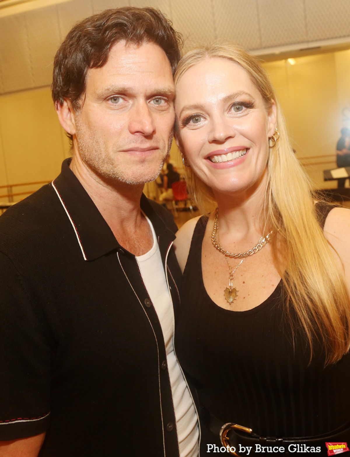 Steven Pasquale and Elizabeth Stanley at 