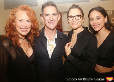 Carolee Carmello, Director/ Choreographer Andy Blankenbuehler, Mary Elizabeth Mastran Photo