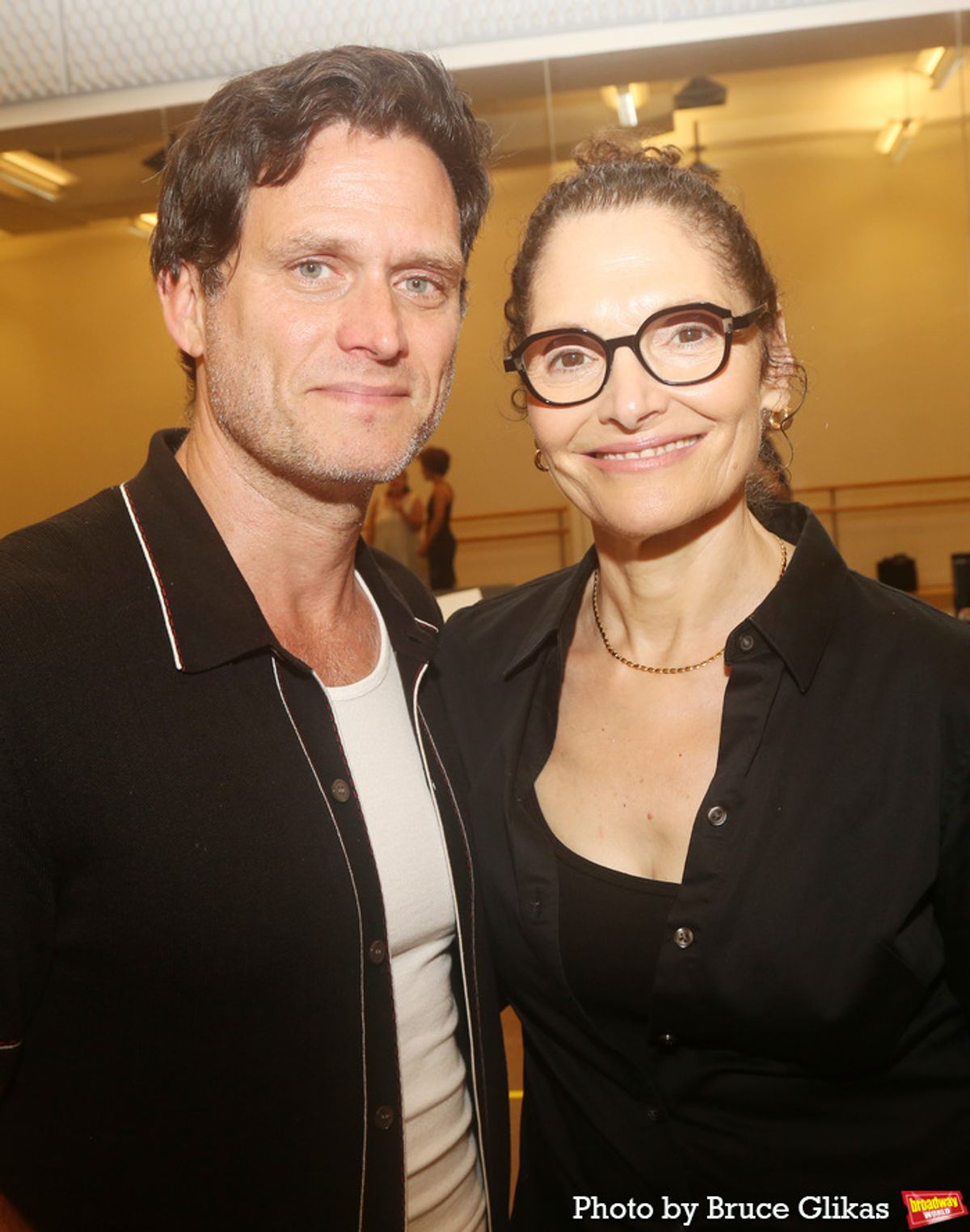 Steven Pasquale and Mary Elizabeth Mastrantonio at 