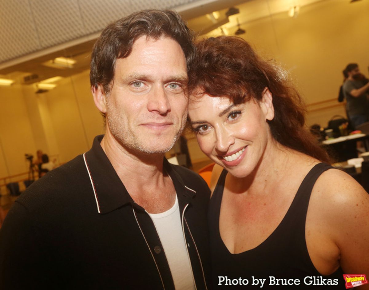 Steven Pasquale and Lesli Margherita at 