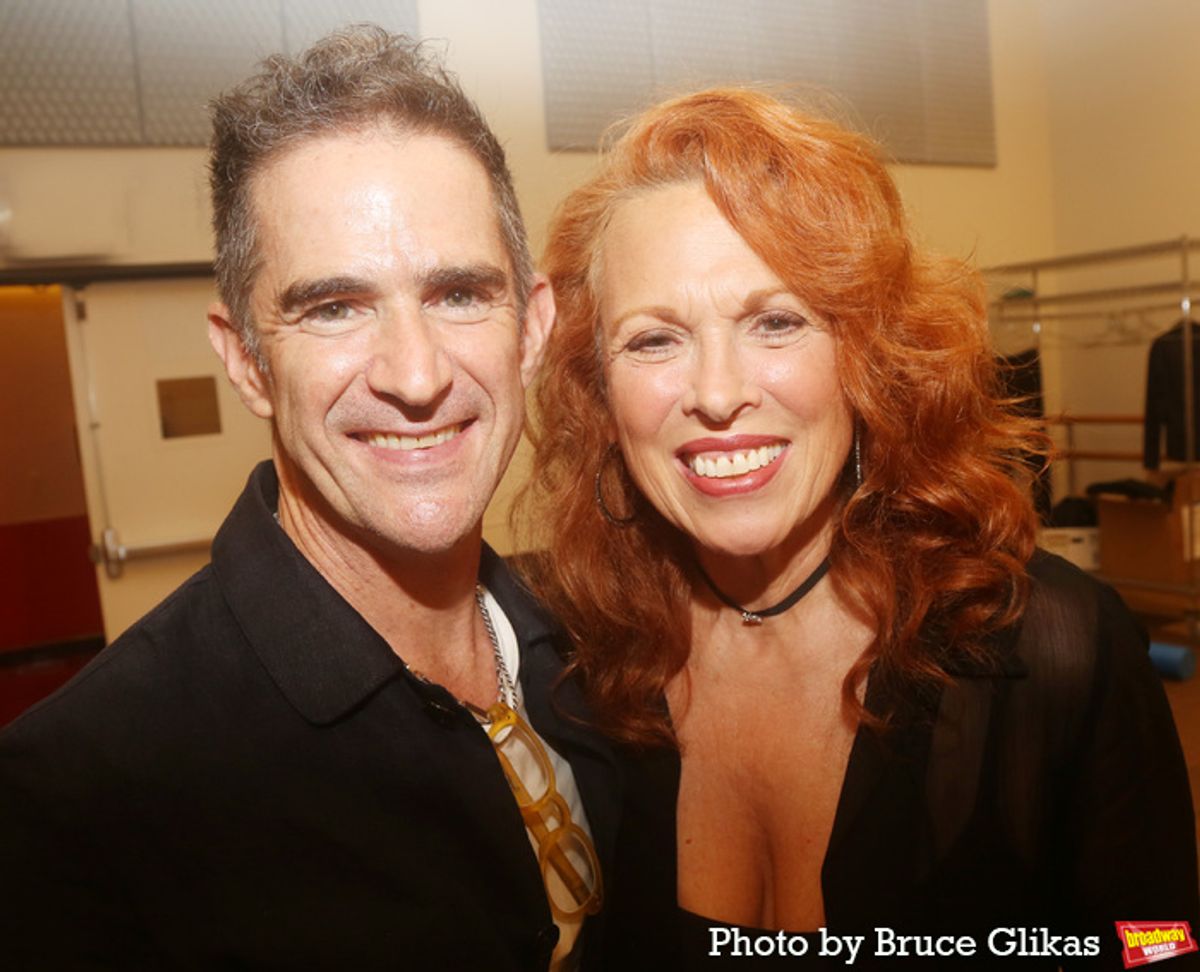 Director/ Choreographer Andy Blankenbuehler and Carolee Carmello at 