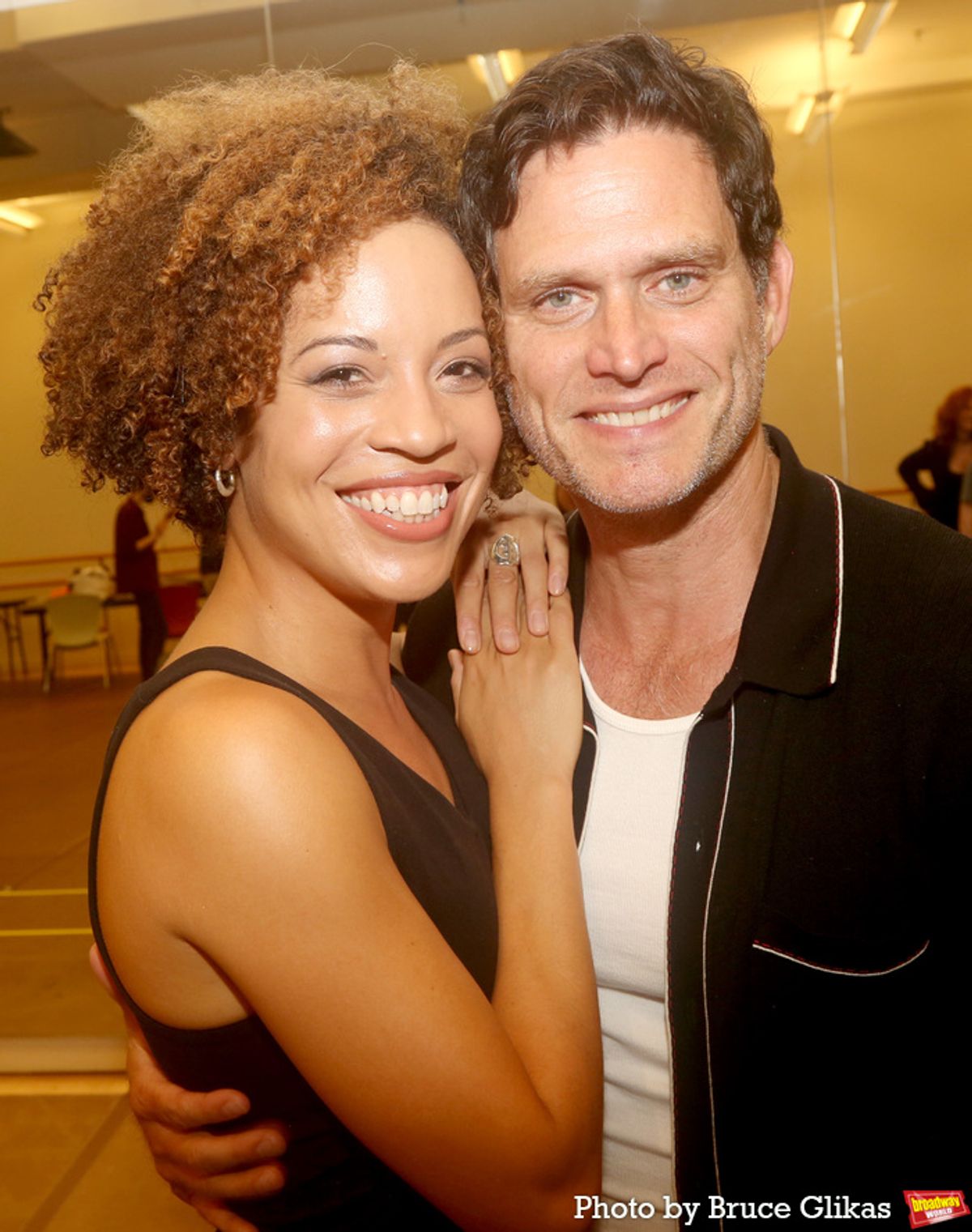 Sasha Hutchins and Steven Pasquale at 