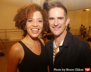 Sasha Hutchins and Director/ Choreographer Andy Blankenbuehler  Photo