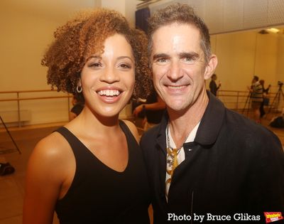 Sasha Hutchins and Director/ Choreographer Andy Blankenbuehler  Photo