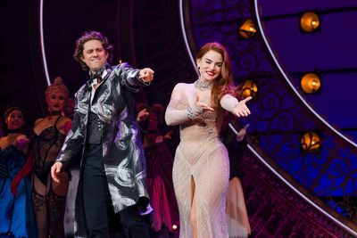 Aaron Tveit and Joanna 'JoJo' Levesque Photo