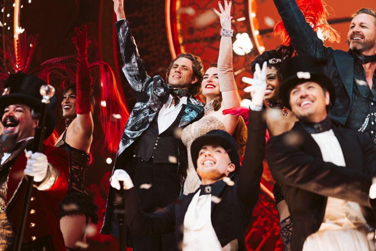 Aaron Tveit and Joanna 'JoJo' Levesque at 