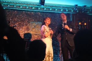 Caroline O'Connor and John Bolton. Photo